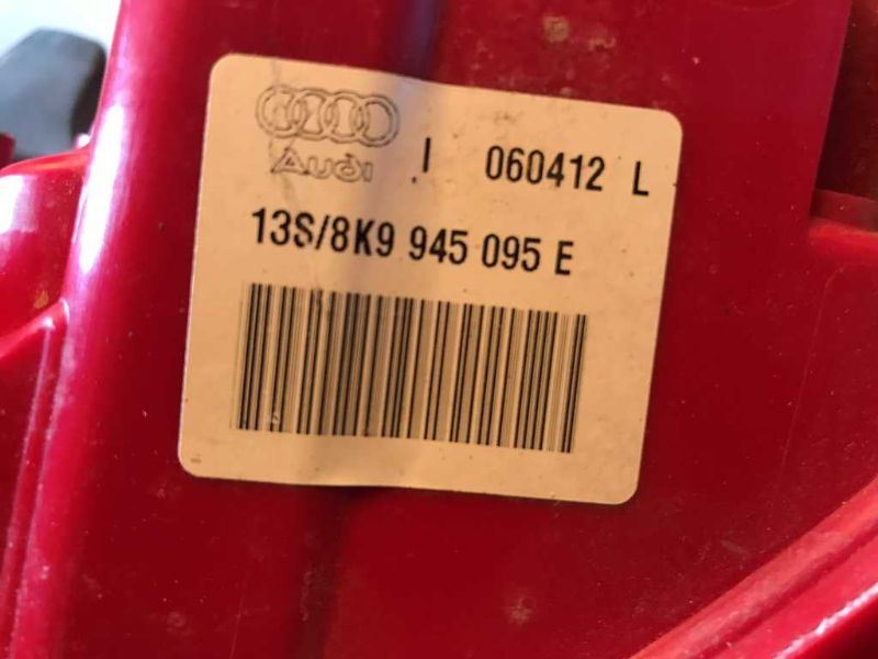 Left taillamp assembly outer used genuine OEM Audi A4 2009-2016
