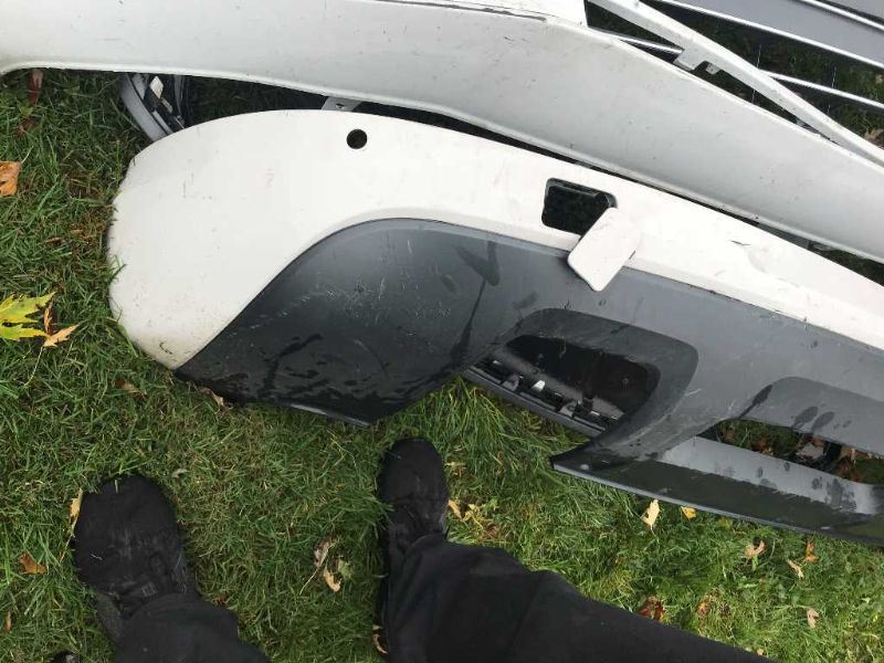 Rear bumper cover lower used genuine OEM Audi Q3 2016-2018