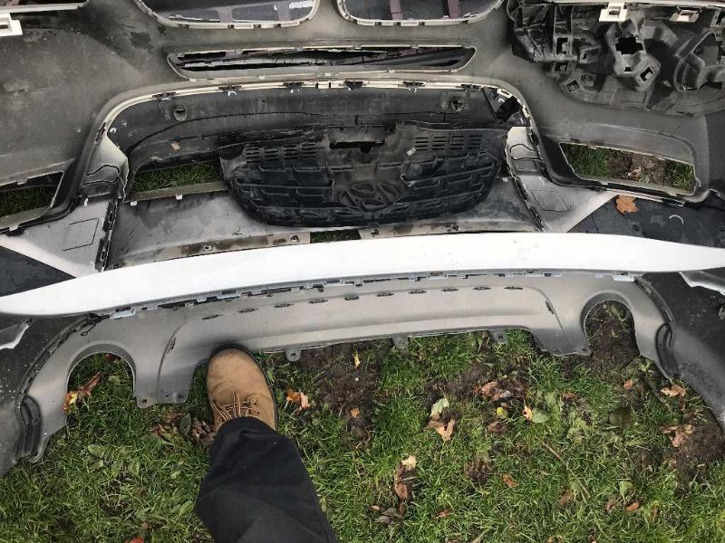 Rear bumper cover lower used genuine OEM BMW X1 2016-2022