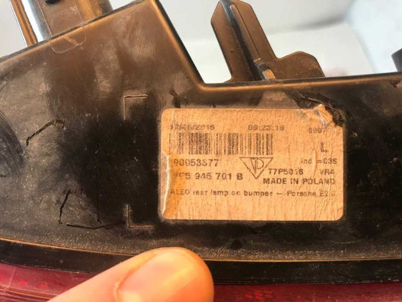 Side Marker Lamp Rear used genuine OEM