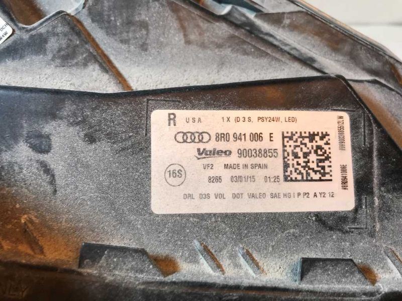 Right headlamp bracket used genuine OEM Audi Q5 2013-2017