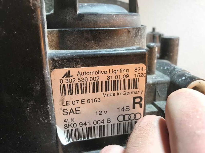 Headlamp Assembly used genuine OEM Audi A4 2012-2016