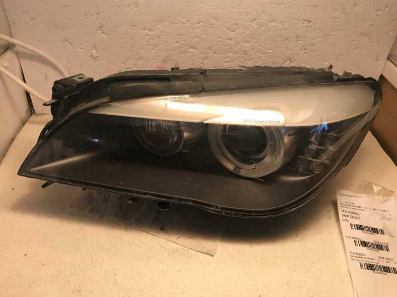Left headlamp lens/housing used genuine OEM BMW 750I 2009-2012