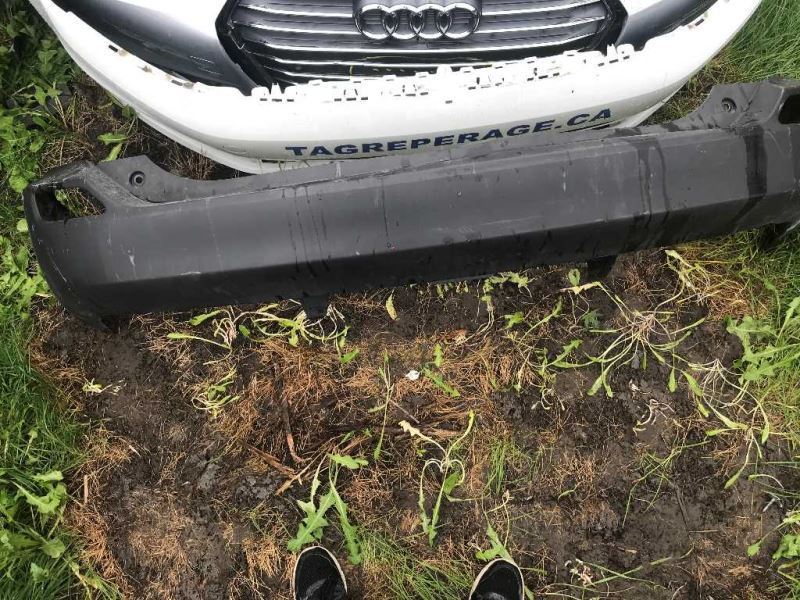 Rear bumper cover used genuine OEM Toyota RAV4 2013-2015