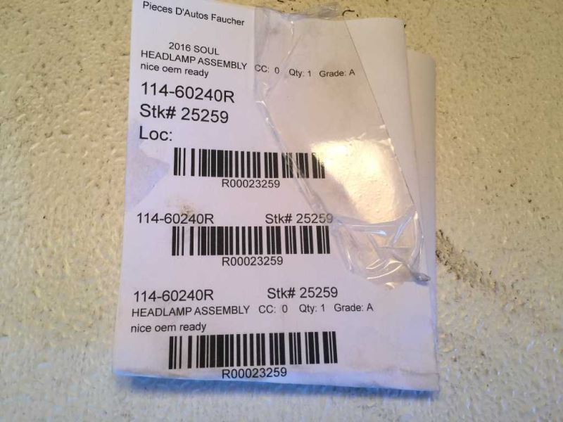 Faro derecho usado original (OEM) KIA Soul 2014-2016