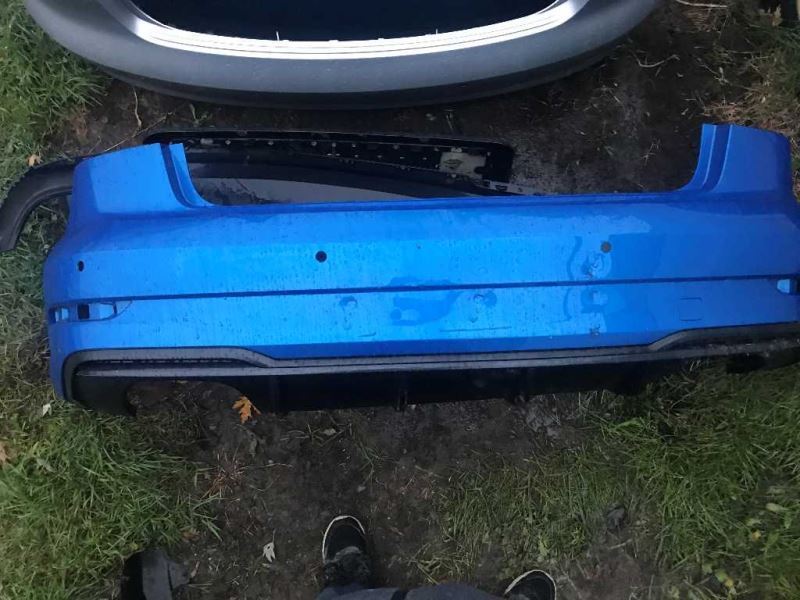 Rear bumper cover used genuine OEM Audi S3 2017-2020