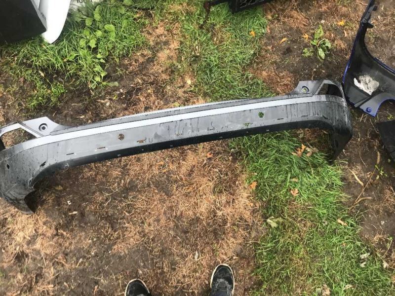 Rear bumper cover upper used genuine OEM Toyota RAV4 2016-2018