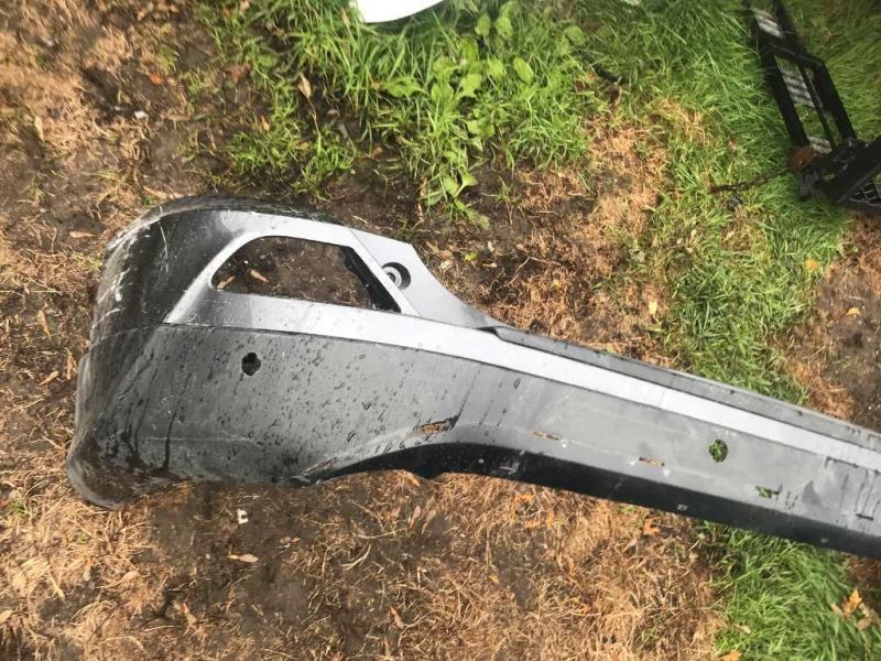 Rear bumper cover upper used genuine OEM Toyota RAV4 2016-2018