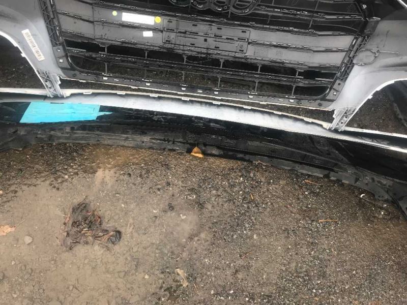 Rear bumper cover upper used genuine OEM Toyota RAV4 2016-2018
