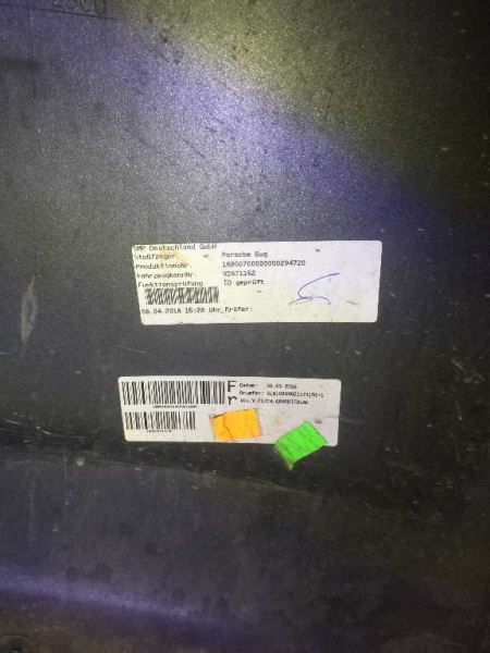 Defensa (parachoques) delantera usada original (OEM) Porsche 911 2014-2018