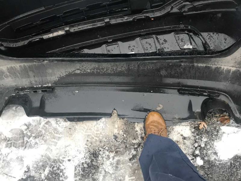 Rear bumper cover used genuine OEM Acura TSX 2012-2014