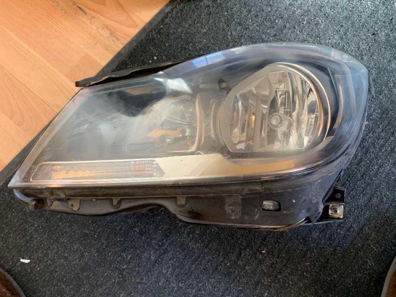 Left headlamp assembly composite used genuine OEM Mercedes-Benz E350 2010-2014