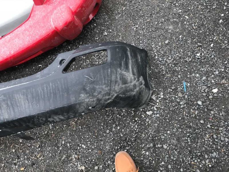 Rear bumper cover used genuine OEM Toyota RAV4 2013-2015
