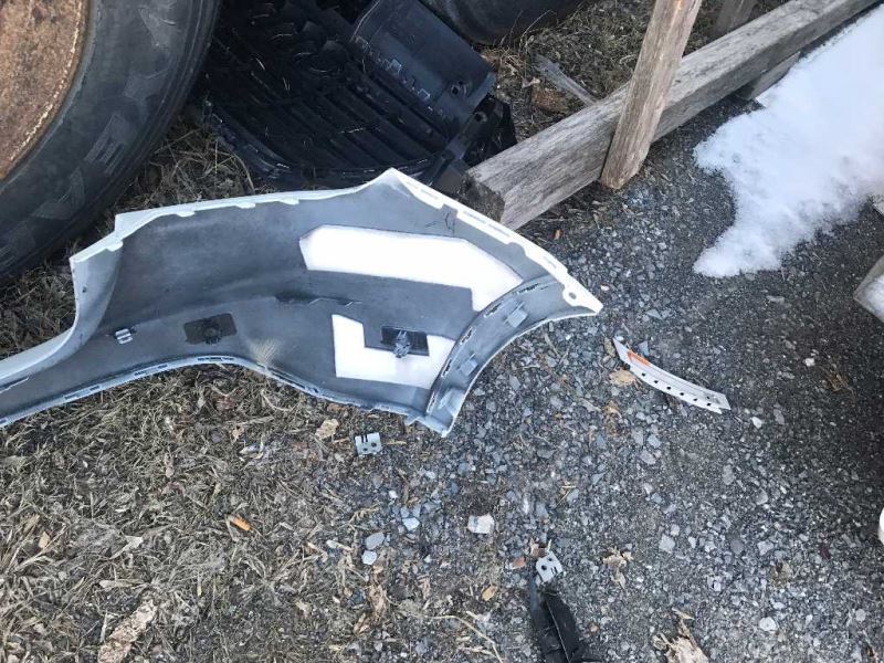 Rear bumper cover upper used genuine OEM Mercedes-Benz GLA250 2015-2020
