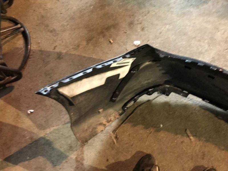Rear bumper cover used genuine OEM Mercedes-Benz CLA250 2014-2016