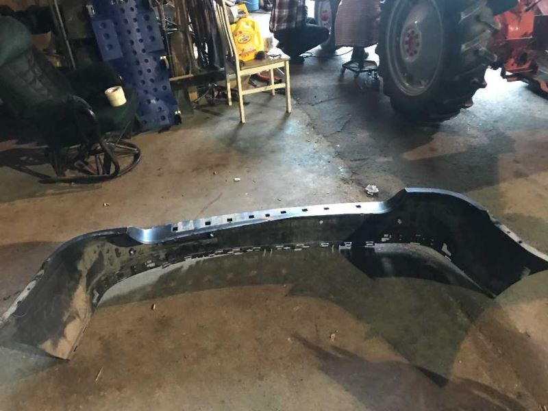 Rear bumper cover upper used genuine OEM Mercedes-Benz GL350 2010-2012