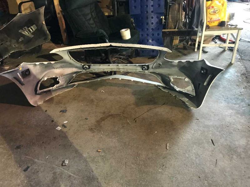 Defensa (parachoques) delantera usada original (OEM) Mercedes-Benz Mercedes SLC-Class 2017-2020