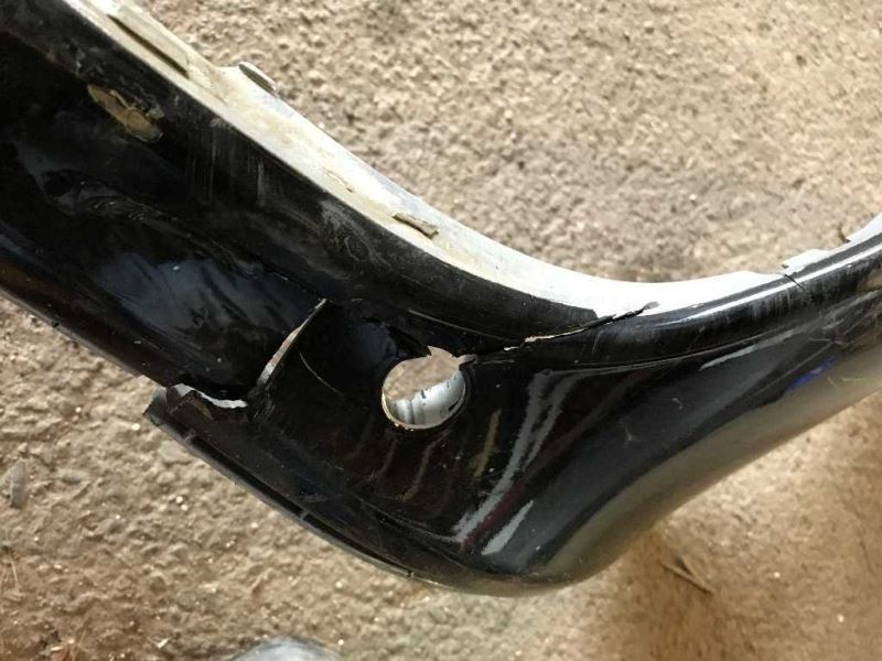 Defensa (parachoques) delantera usada original (OEM) Porsche Cayenne 2003-2006