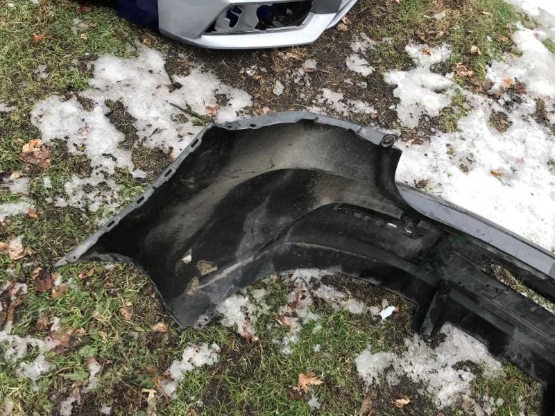 Rear bumper cover used genuine OEM Mazda 3 2010-2011