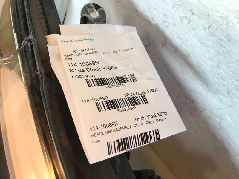 Faro derecho usado original (OEM) Hyundai Santa FE Sport 2017-2018