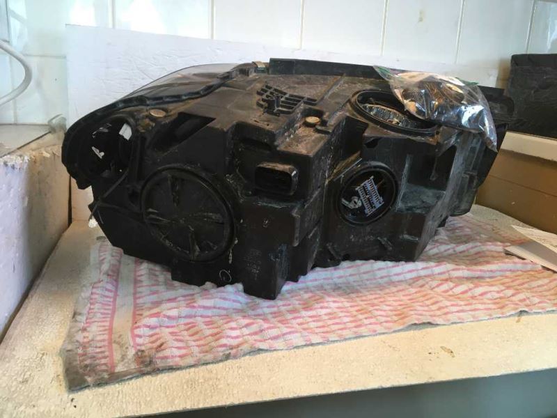 Left headlamp lens/housing used genuine OEM BMW X6 2015-2019