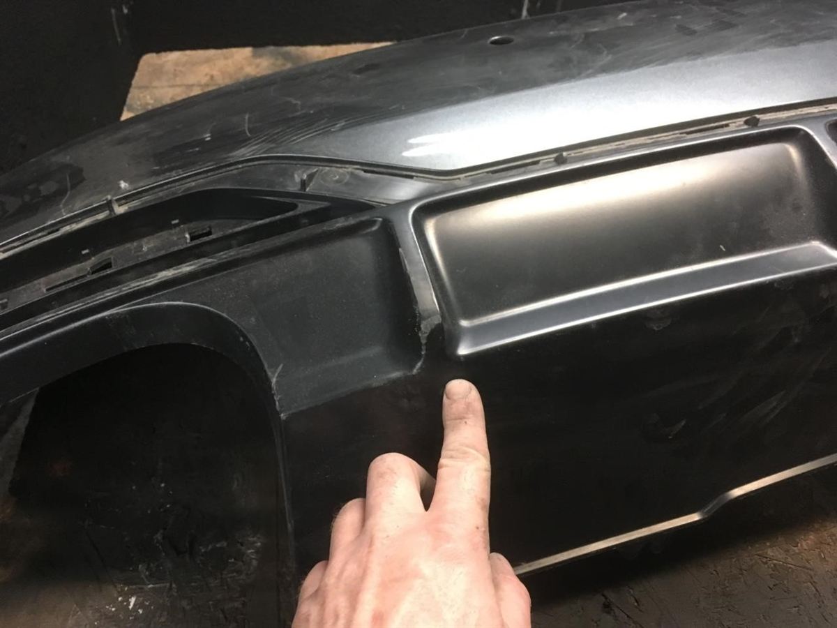 Rear bumper cover used genuine OEM Audi A3 2017-2020