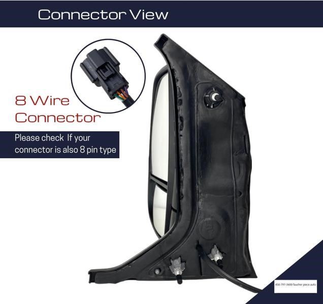 Left mirror outside rear view used genuine OEM Ford Transit-150 2015-2019