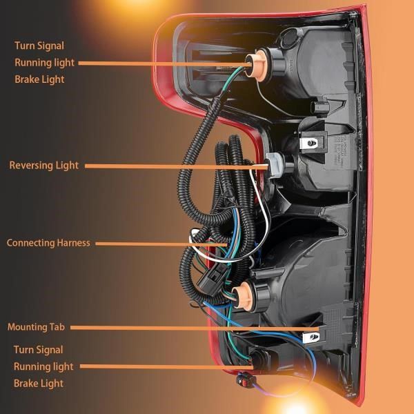Tail Lamp used genuine OEM General Motors Silverado 1500 Pickup 2019-2026