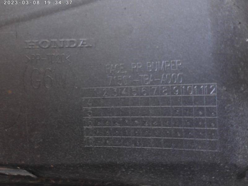 Rear bumper cover used genuine OEM Honda Civic 2016-2021