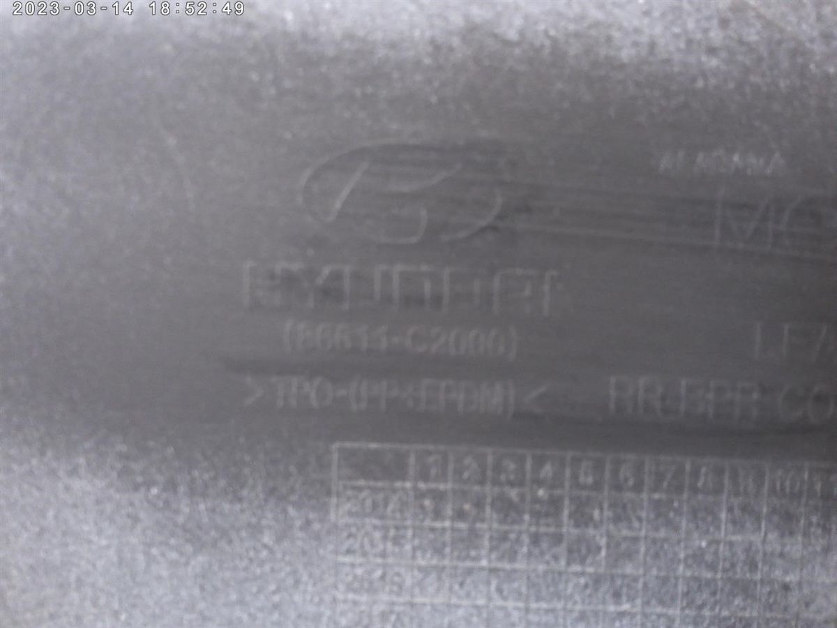 Rear bumper cover used genuine OEM Hyundai Sonata 2015-2017