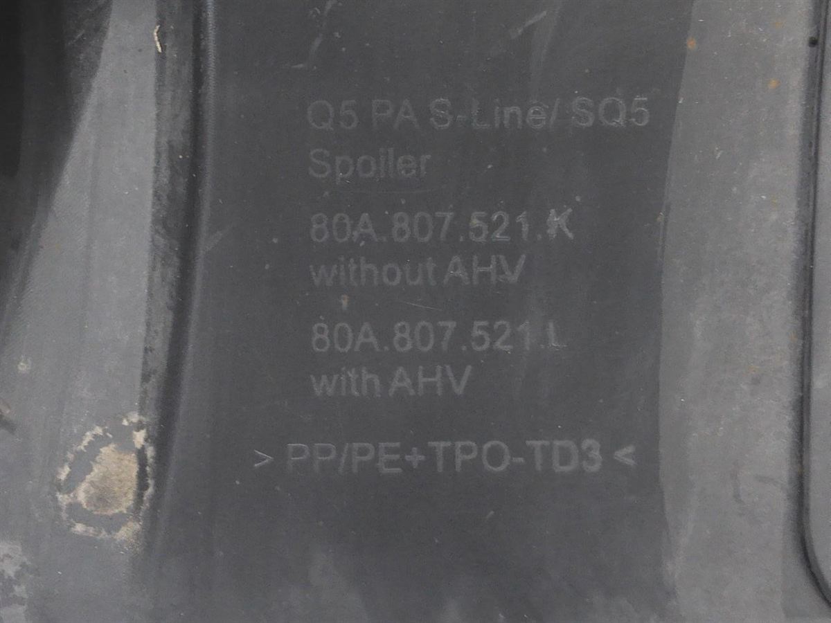 Refuerzo de defensa trasero usado original (OEM) Audi Q5 2018-2025