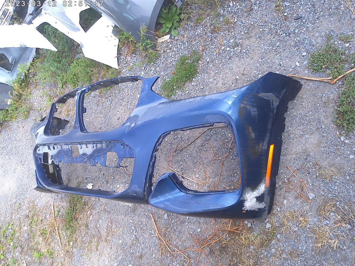 Front bumper energy absorber used genuine OEM BMW X3 2018-2021