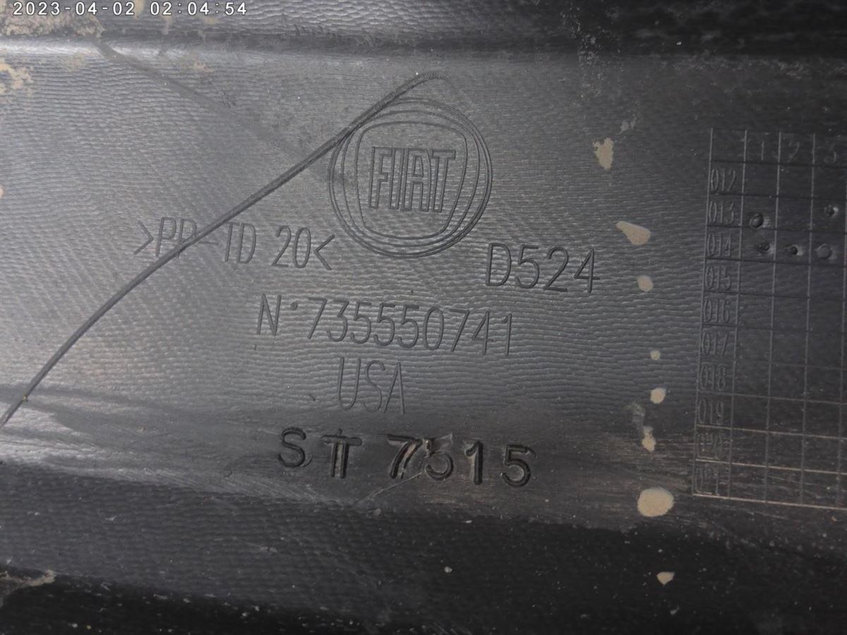 Rear bumper cover used genuine OEM Fiat 500 2012-2019