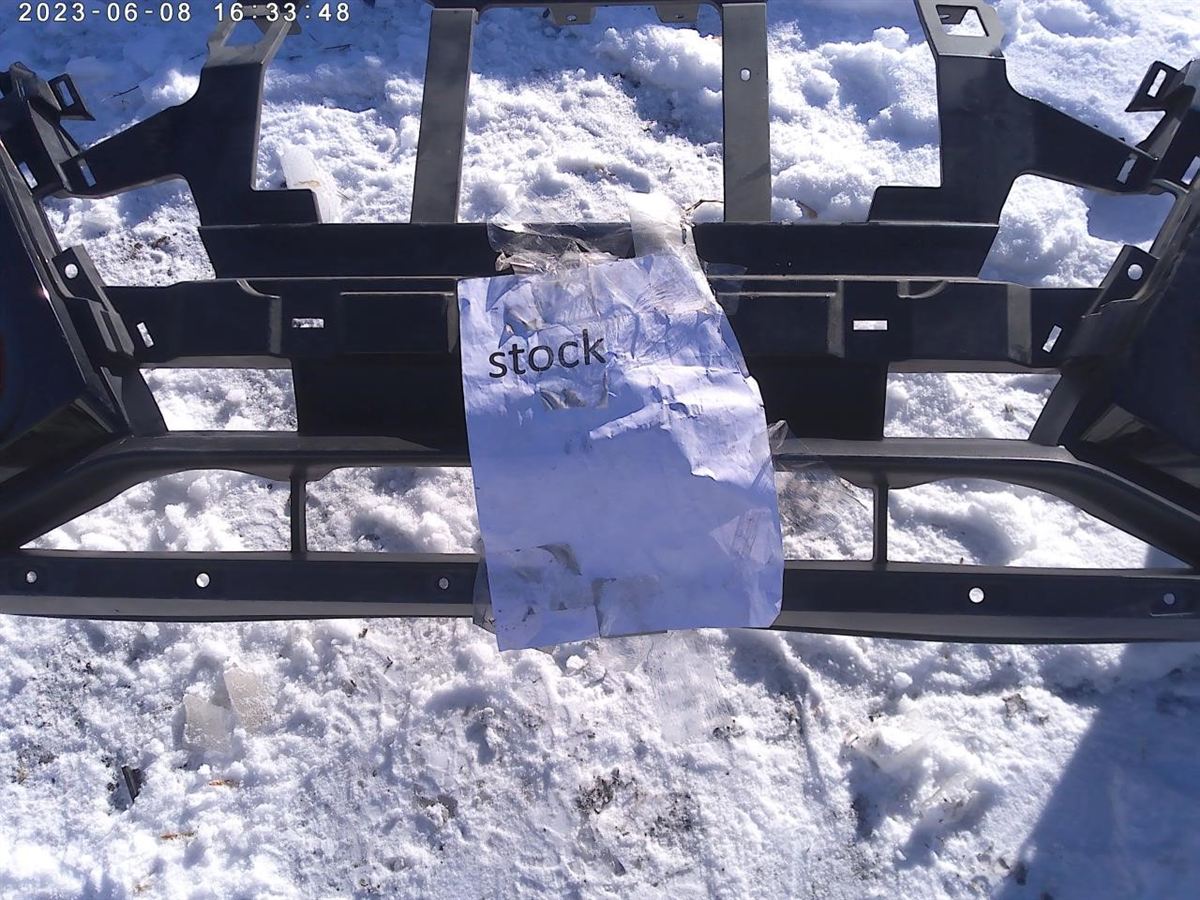 Left front bumper insert used genuine OEM Nissan Kicks 2021-2024