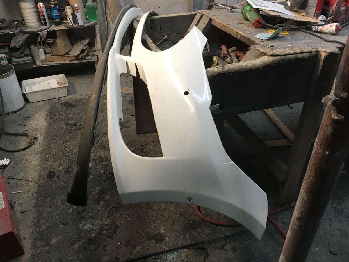Front Bumper assembly used genuine OEM Tesla S 2016-2021