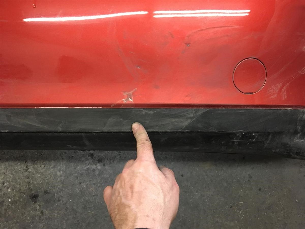 Rear bumper reinforcement used genuine OEM Mazda 3 2014-2018