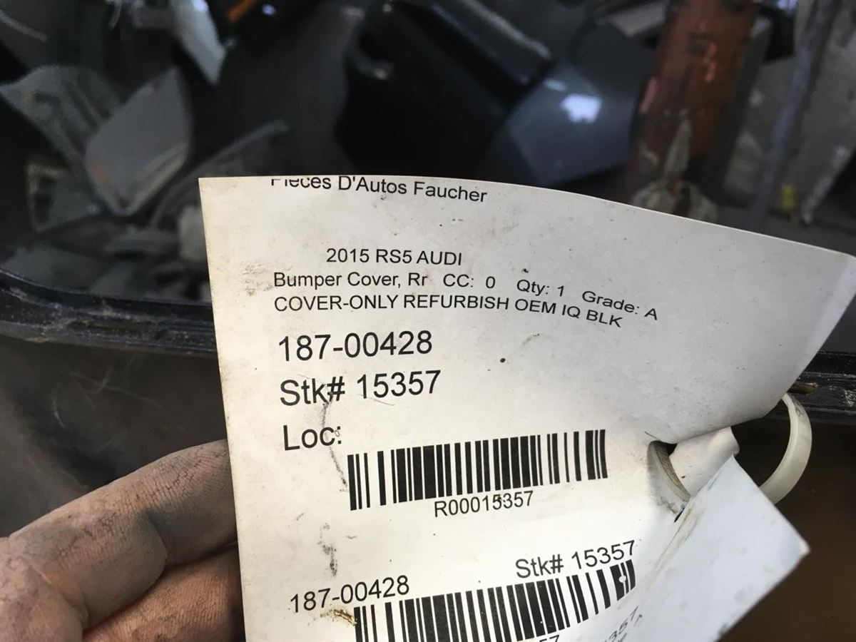 Rear bumper cover used genuine OEM Audi S5 2013-2017