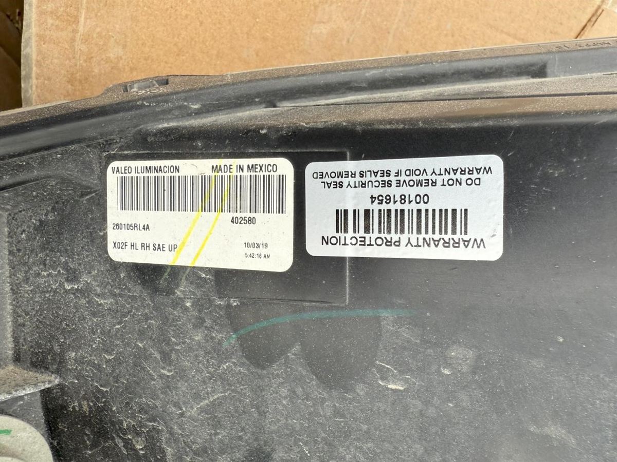 Right headlamp assembly composite used genuine OEM Nissan Kicks 2018-2020