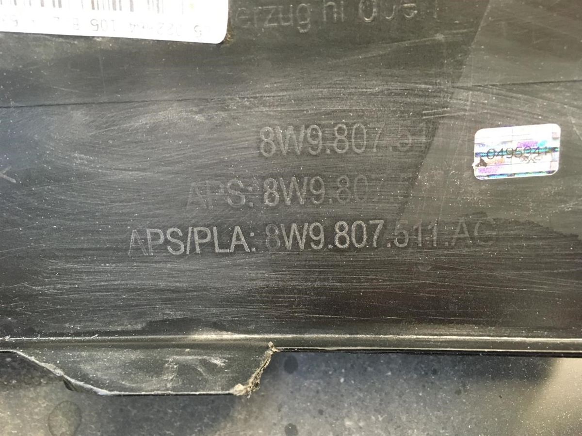Rear bumper cover lower used genuine OEM Audi A4 Allroad 2017-2019