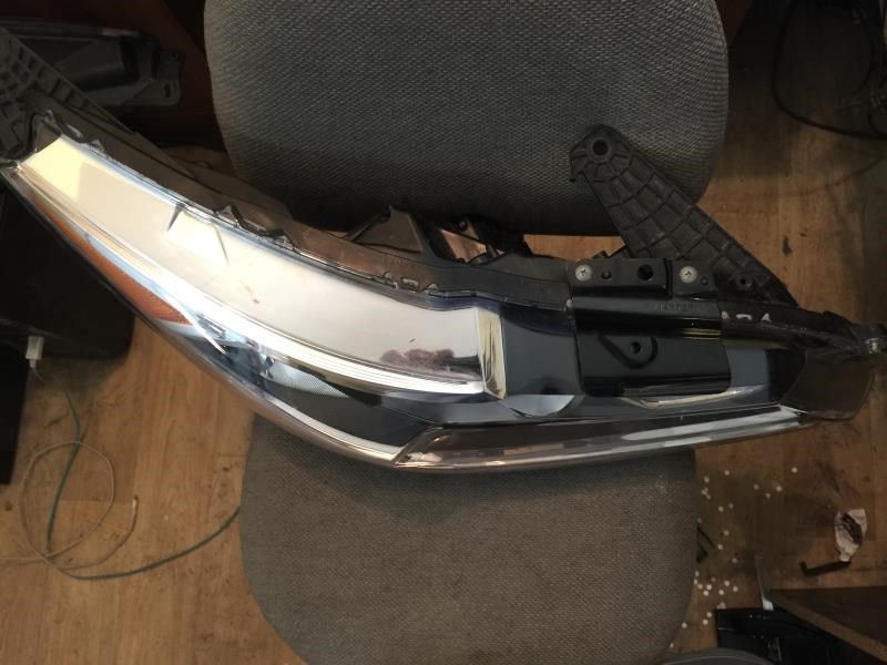 Right headlamp assembly composite used genuine OEM Honda Accord 2016-2017