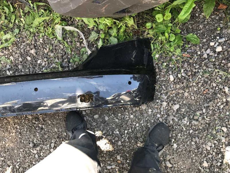 Defensa (parachoques) trasera usada original (OEM) Audi A8 Quattro 2011-2014