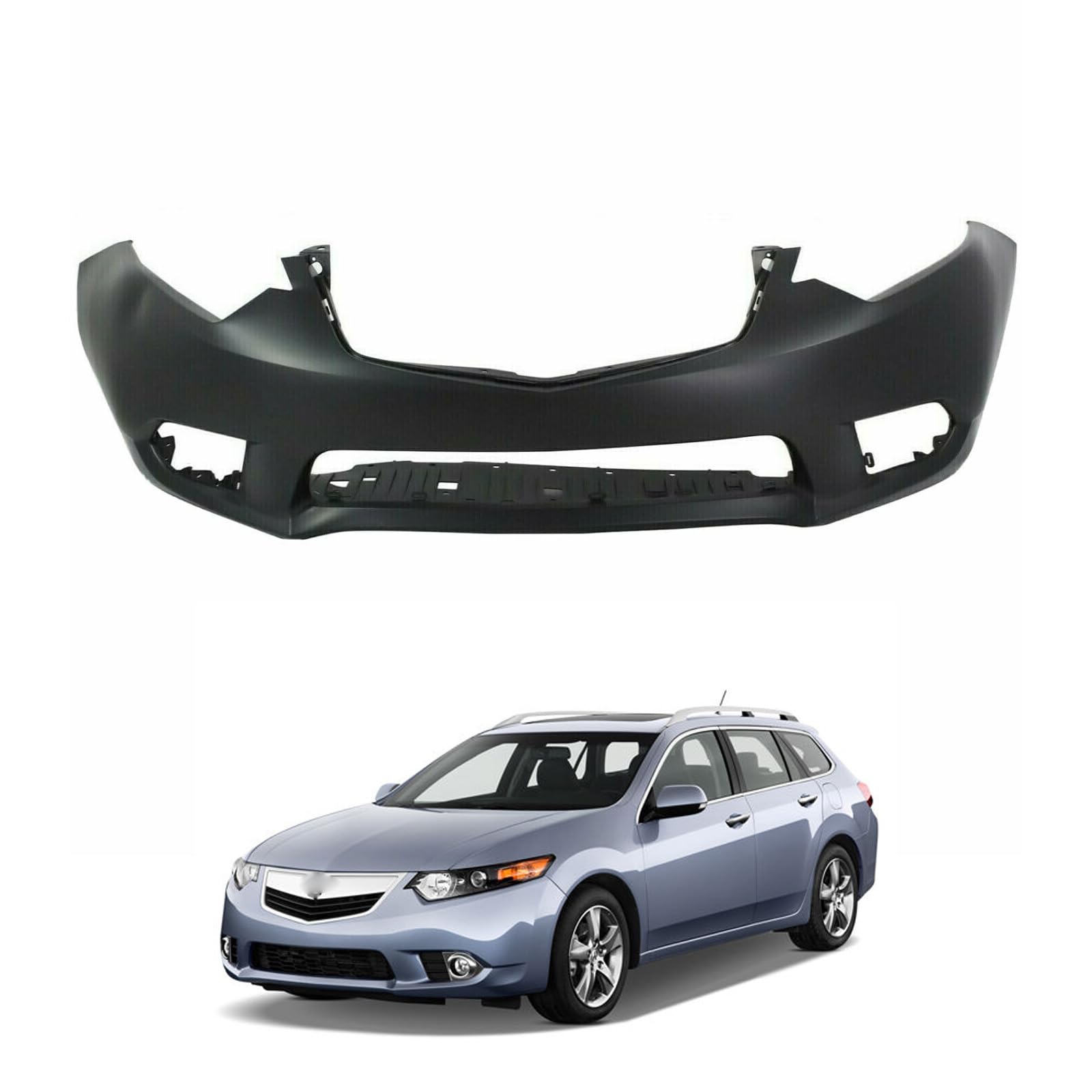 Front bumper cover new CAPA certified aftermarket Acura TSX 2011-2014