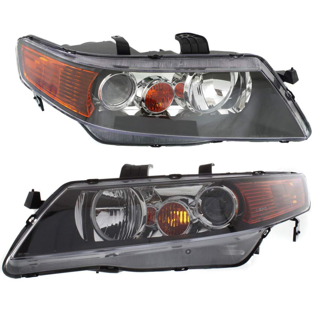 Right headlamp lens/housing new CAPA certified aftermarket Acura TSX 2004-2005