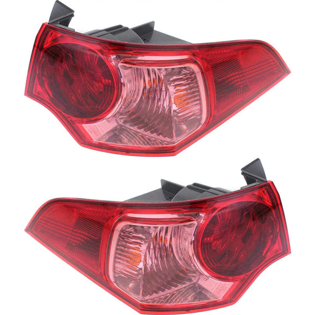 Left taillamp assembly outer new aftermarket replacement Acura TSX 2011-2014