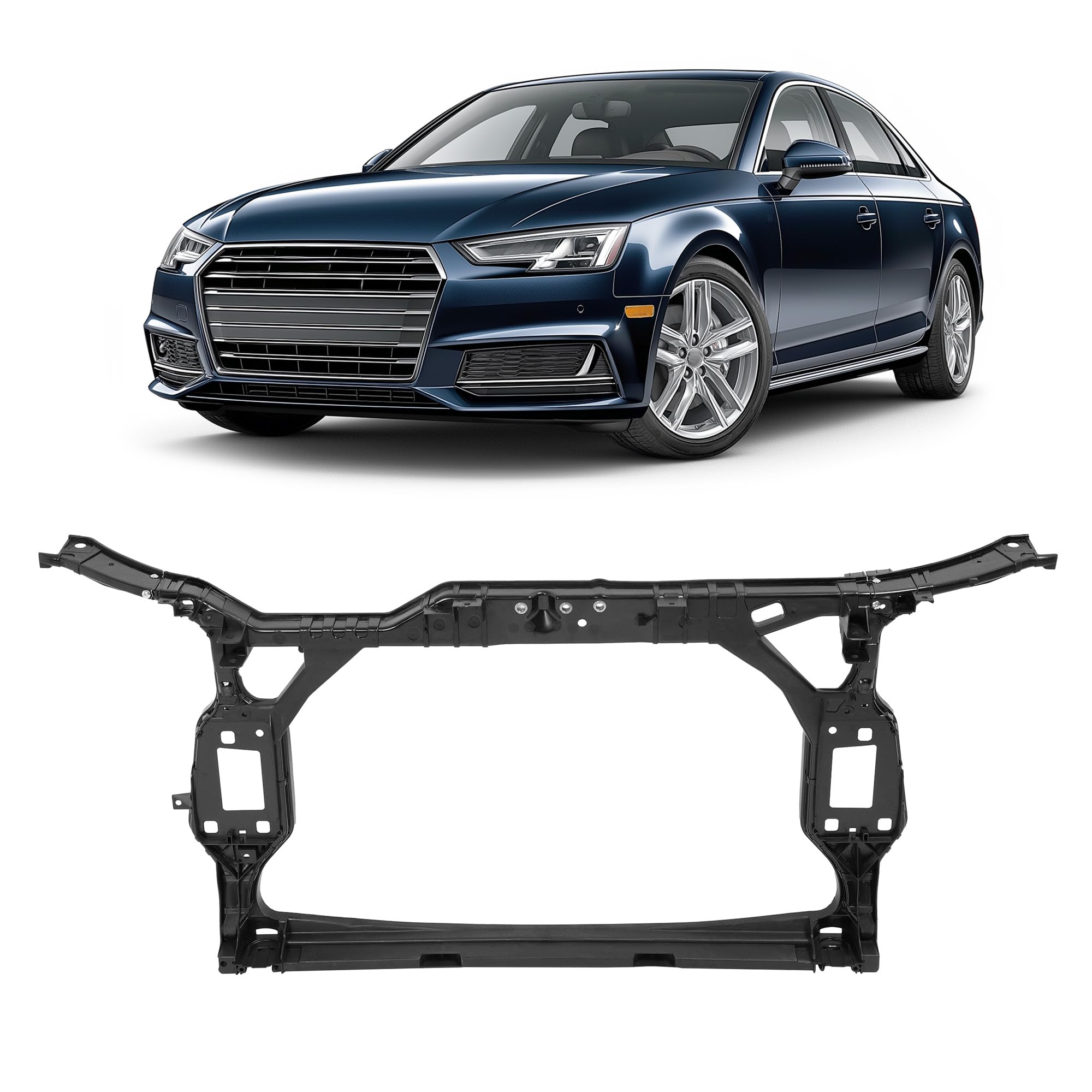 Radiator support new aftermarket replacement Audi A5 Quattro 2008-2017