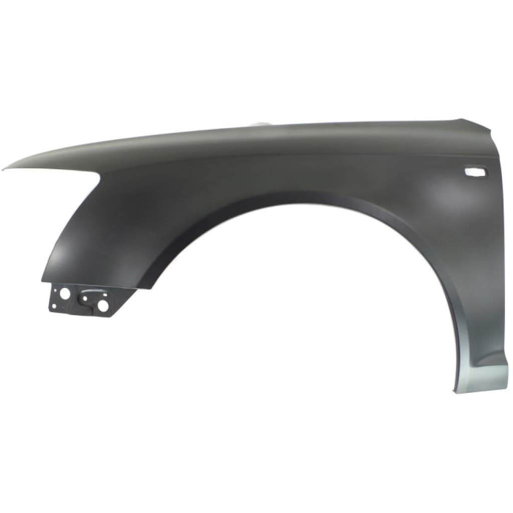 Left front fender assembly new CAPA certified aftermarket Audi A6 2005-2008