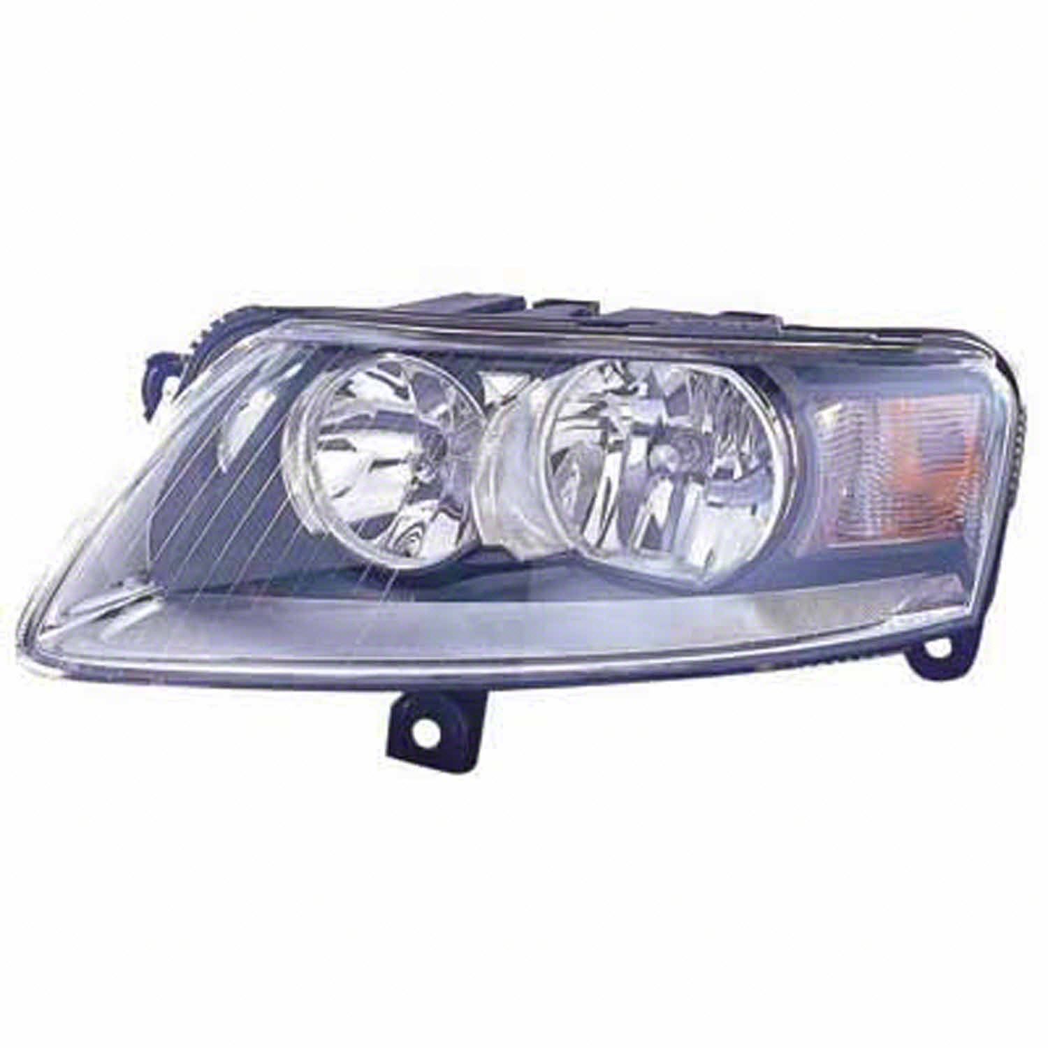 Left headlamp assembly composite used genuine OEM Audi A6 2005-2010
