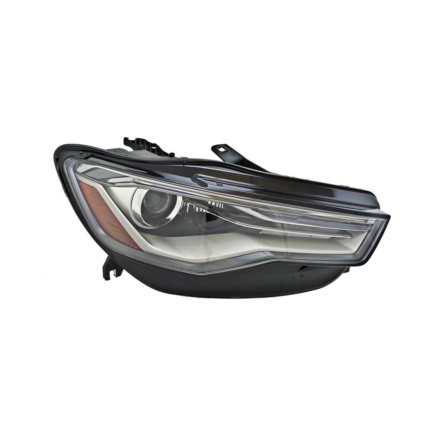 Right headlamp assembly composite new CAPA certified aftermarket Audi A6 2016-2018