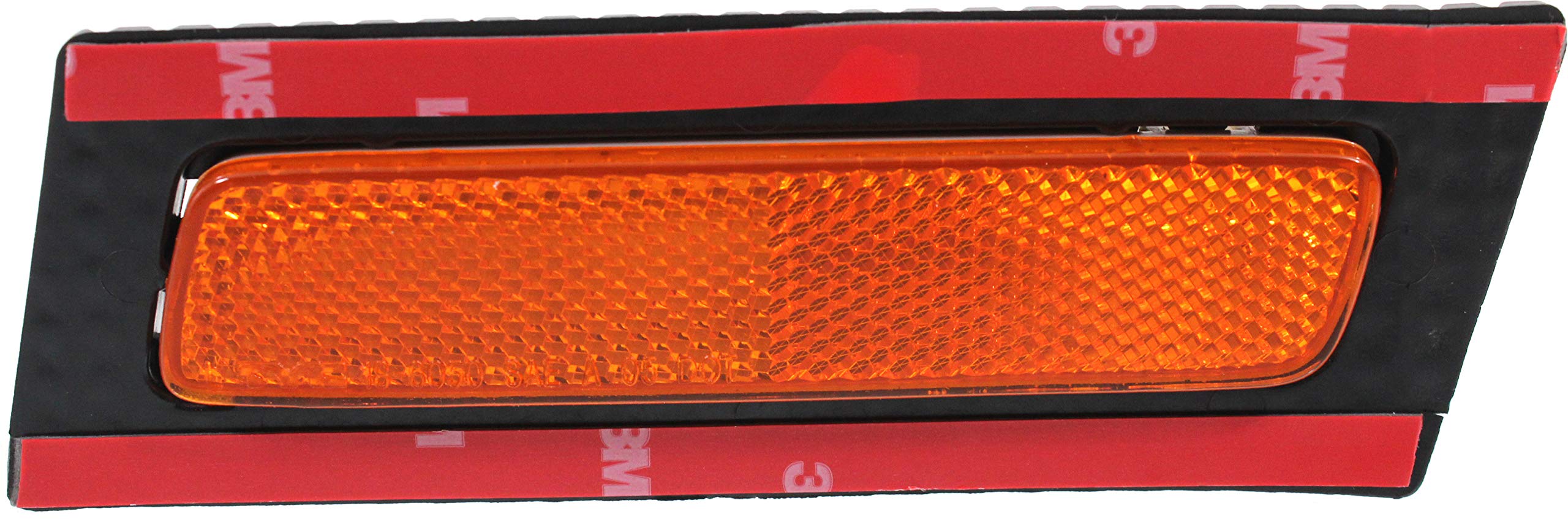 Left front side reflector new CAPA certified aftermarket Audi A4 2005-2008