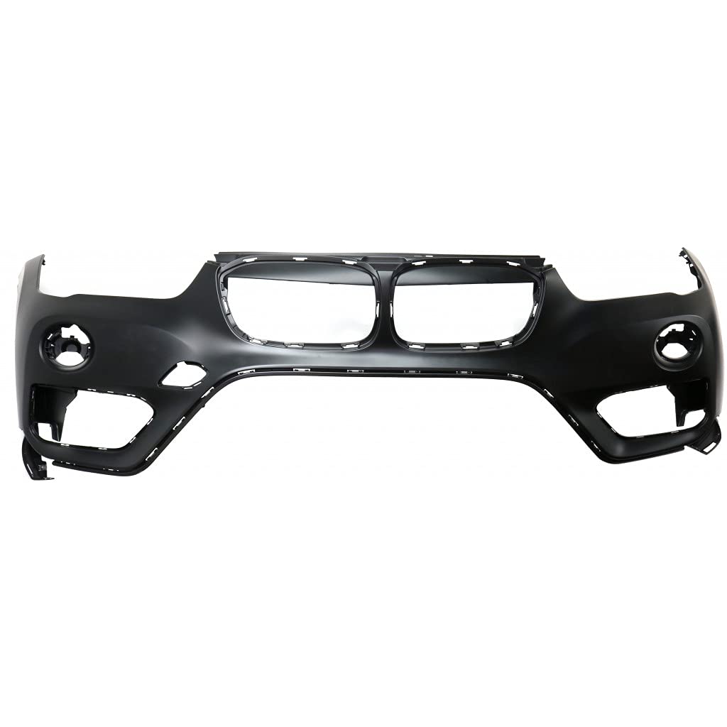 Front bumper cover upper new aftermarket replacement BMW X1 2016-2018